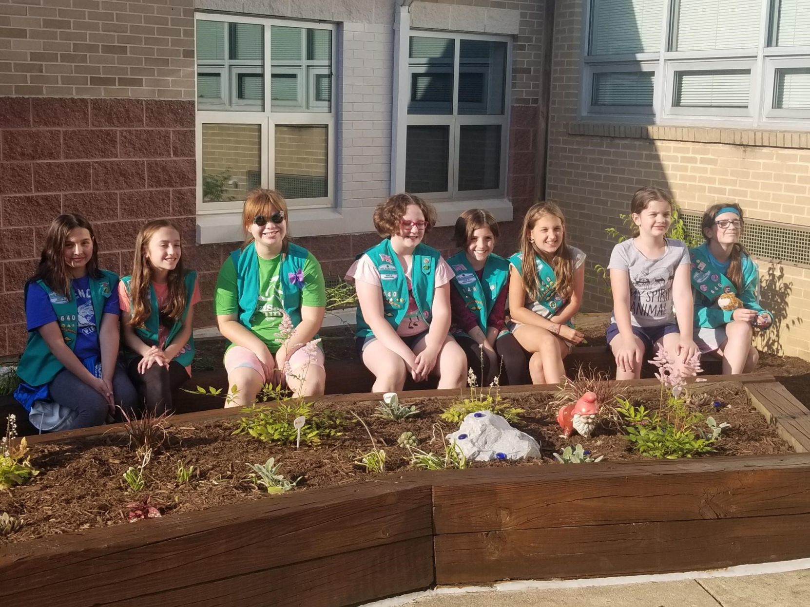 Girl Scouts garden